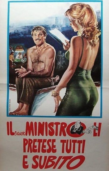 Il signor Ministro li pretese Tutti e Subito Winston Cinematografica 1977Rip