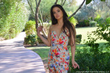 FTVGirls com 23 08 03 Angelina Floral Dress And Heels XXX IMAGESE