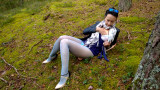 Wanilianna 16 11 03 Blue Sheer Pantyhose And Pee In The Forest XX