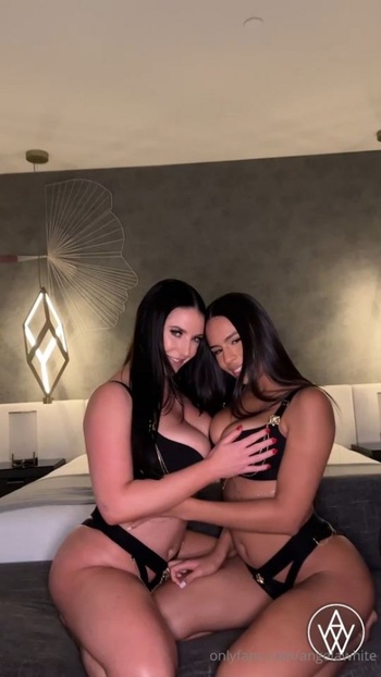 OnlyFans Angela White Autumn Falls POV threesome with busty Autumn Falls