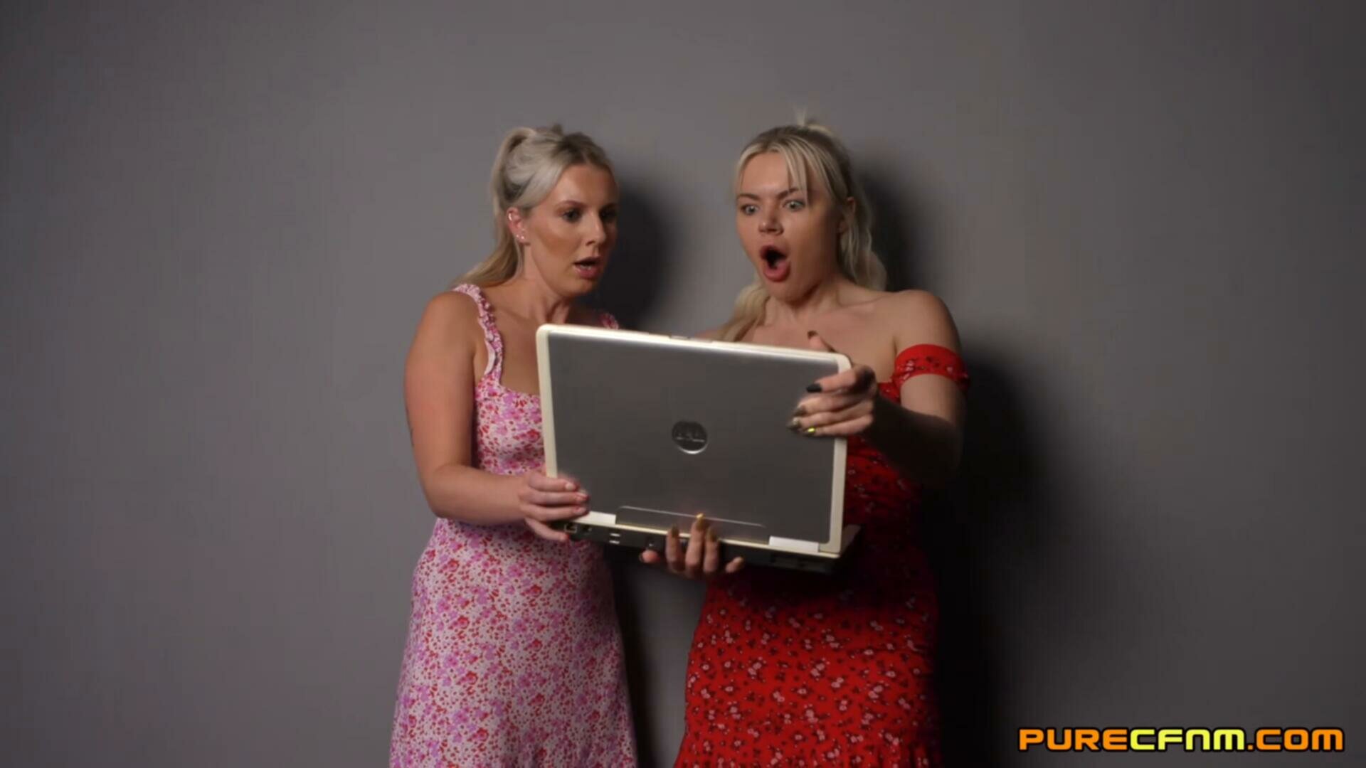 Screen №3 PureCFNM 24. 01. 19. Emily Walters And Lana Rose Sympathetic Babysitters