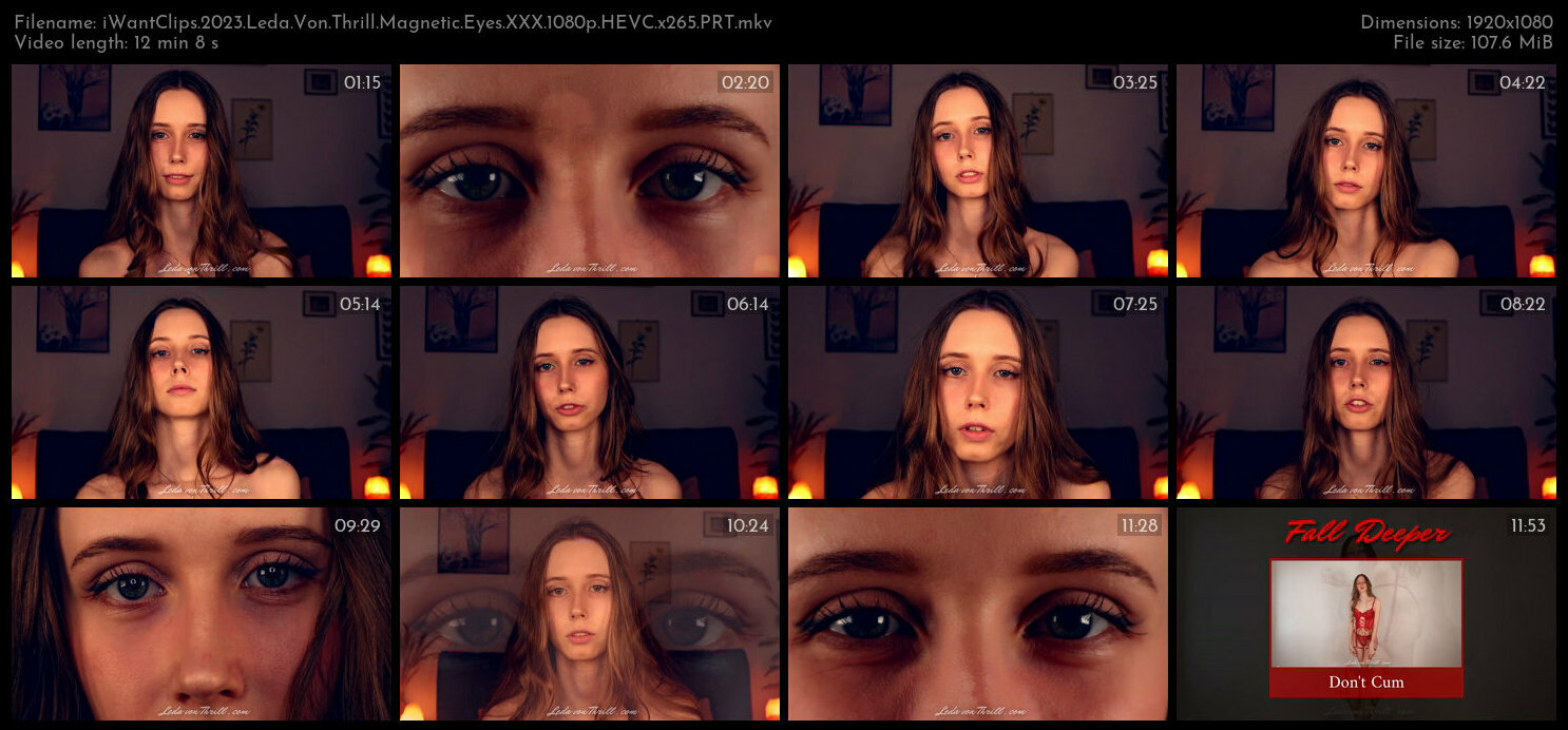 Screen №6 iWantClips 2023 Leda Von Thrill Magnetic Eyes